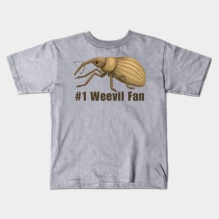 #1 Weevil Fan - Bug Lover Kids T-Shirt